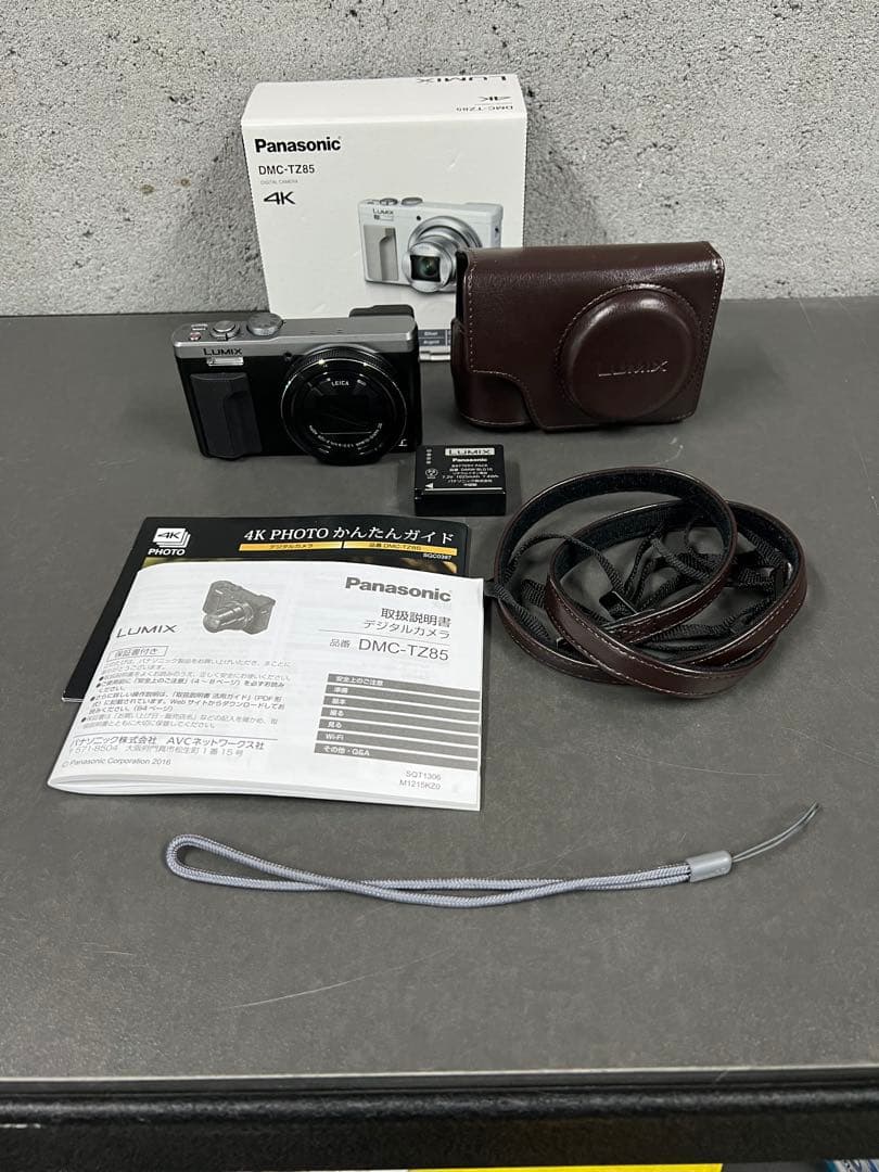 Panasonic DMC-TZ85 4Kコンパクトカメラ　ケース付き DMC-TZ85 コンパクトデジタルカメラ LUMIX（ルミックス） シルバー