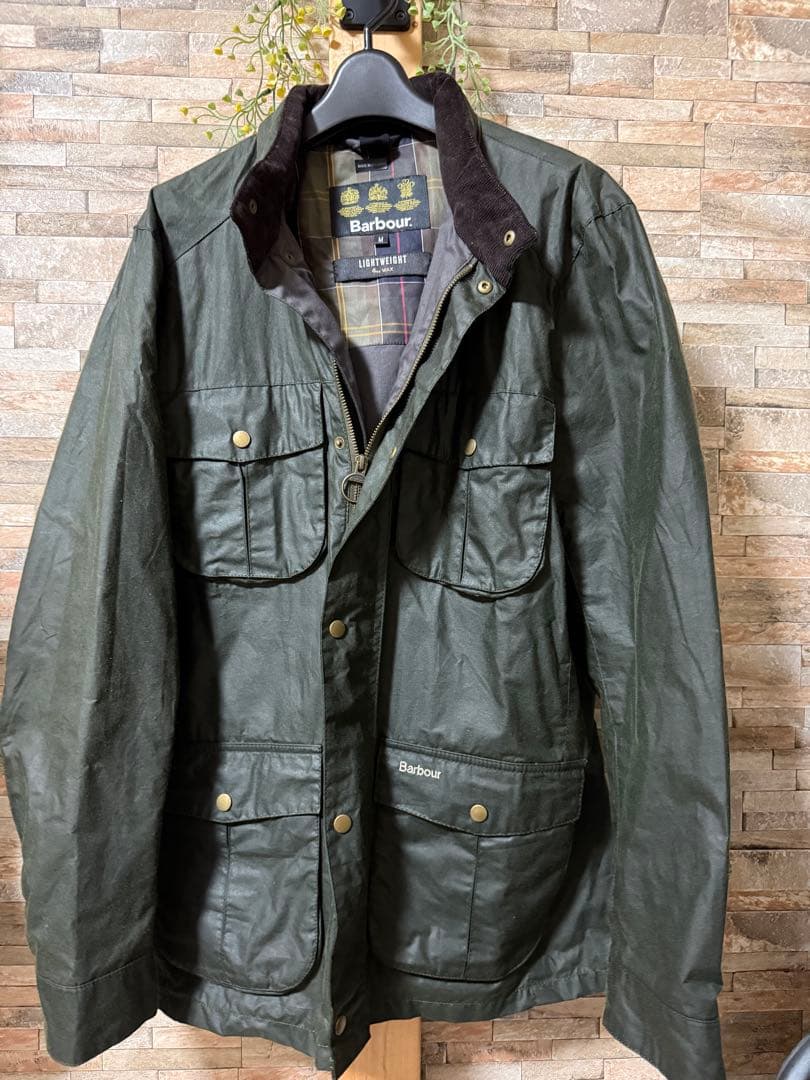 Barbour バブアー　LIGHTWEIGHT 4oz WAX オイルドコート Barbour Light Weight 4oz Wax Soutien Collar Coat L / バブアー