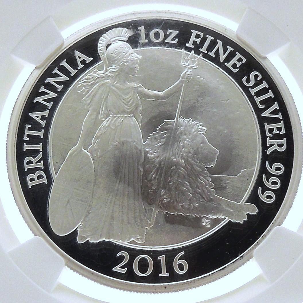 2016 ブリタニア ウナ ライオン 銀貨 ★初期500枚 NGC PF70UC 2016 ブリタニア ウナ ライオン 銀貨 ☆初期500枚 NGC PF70UC 2016