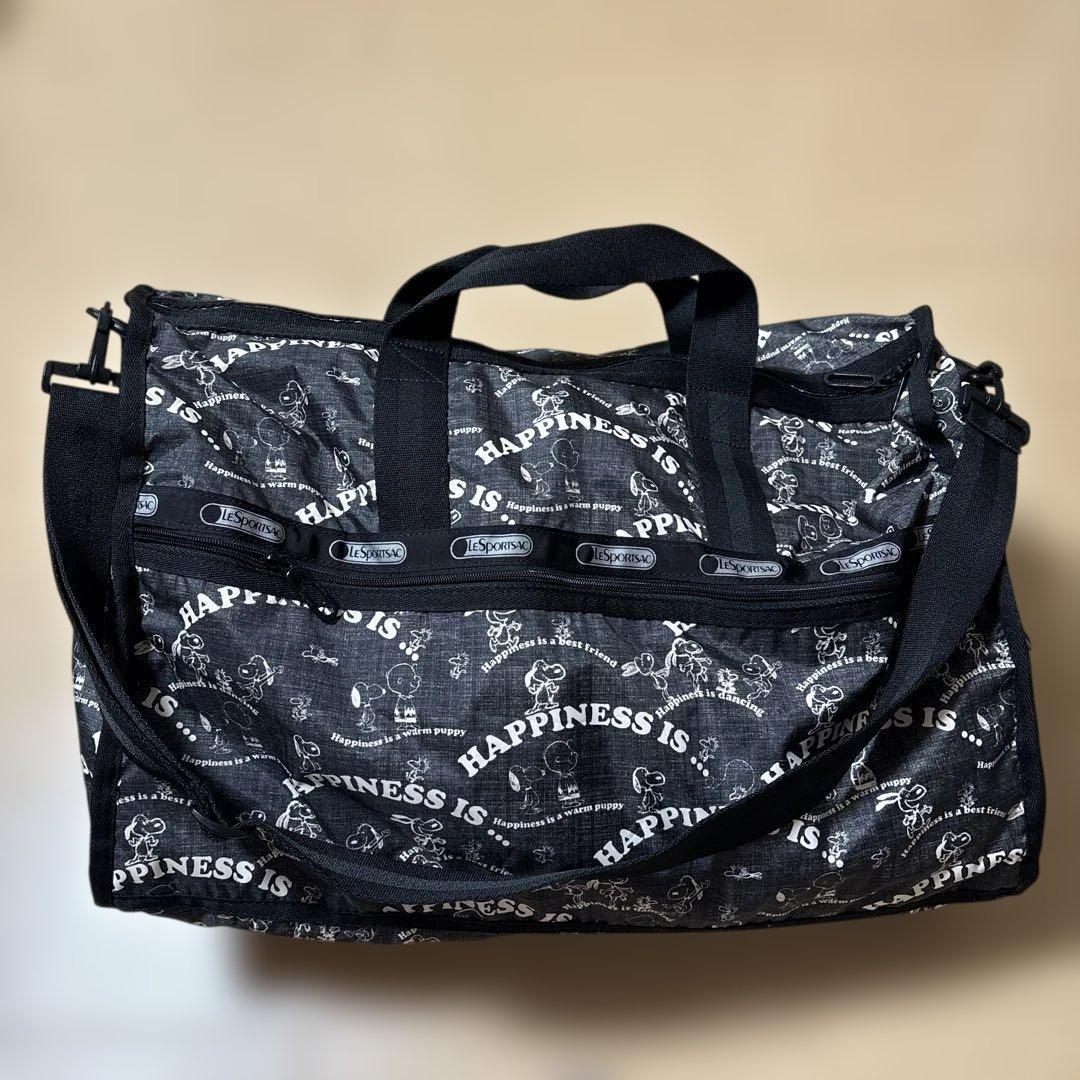 LeSportsac レスポートサック スヌーピー ボストンバッグ レスポートサック×ピーナッツ、60～70年代スヌーピーを描いた
