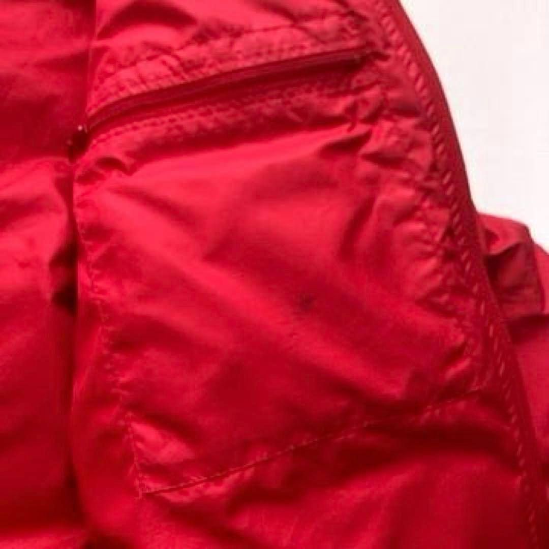 希少】パーリーゲイツ ダウンジャケット リブ スタンドカラー 赤